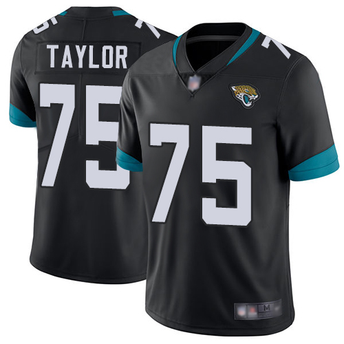 Nike Jacksonville Jaguars #75 Jawaan Taylor Black Team Color Men Stitched NFL Vapor Untouchable Limited Jersey